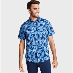 NWT Nautica floral men's bottom shirt Size S